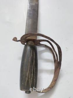 Épée sabre de la guerre civile américaine antique vintage, objet de collection rare de 36 pouces.