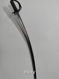 Épée sabre de la guerre civile américaine antique vintage rare et collectionnable de 36 pouces.