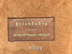 Essais sur l'amitié du 19e siècle par Ralph Waldo Emerson, livre ancien