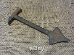 Fer Vintage Crate Marteau Prybar Xtremely Rare Antique Old Forged Hammers 7884