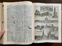 Grand Antique 1925 New International Dictionary Old Webster Vintage Livre Énorme