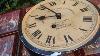 Horloge Pièces Antique Vintage Old Clock Fusée Mouvement Pour La Restauration Voir La Vidéo