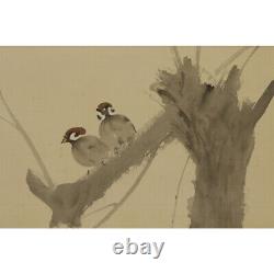 L'écroll Du Japon S'importe De La Vinture De L'arbre Du Japon Old Sparrow 561q