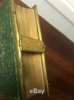 Le Livre De La Prière Commune 1872 Antique Old Vintage 1800 (bible) En Laiton En Cuir