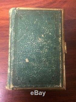 Le Livre De La Prière Commune 1872 Antique Old Vintage 1800 (bible) En Laiton En Cuir