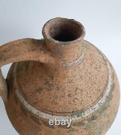 Poterie antique ukrainienne - Ancienne cruche en argile - Amphore vintage - Cruche rustique primitive