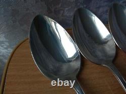Rare Vieil Ancien Vintage Set Silver 875 Tête Timbre Spoons 6pcs Urss Soviétique