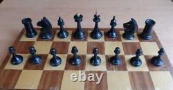 Rares Années 1950 Urss Soviet Vintage Tournoi Chess Bois Antique Vieux Russe