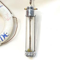Reclaimed Old Antique Vintage Explosion Proof Allemand Fluorescent Twin Tube Light