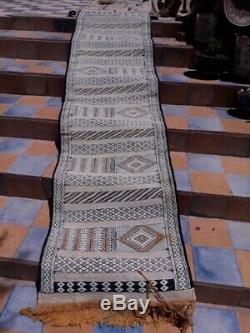 Tapis Marocain Antique. Vieux Tapis. Tapis Antique Handmad Berber En Laine Vintage 0017