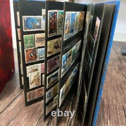 Timbres Vintage / Antiques De Différents Pays Album Avec D'innombrables Anciens Timbres