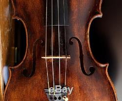 Très Vieux Violon Vintage Étiqueté Carlo Bergonzi Geige