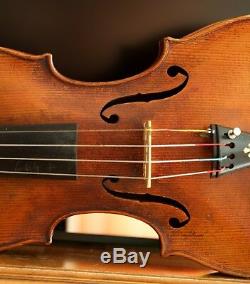 Très Vieux Violon Vintage Étiqueté Nicolaus Bergonzi 1765 Geige