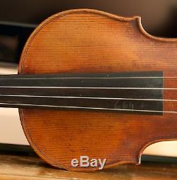 Très Vieux Violon Vintage Étiqueté Nicolaus Bergonzi 1765 Geige