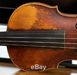 Très Vieux Violon Vintage Étiqueté Nicolaus Bergonzi Geige