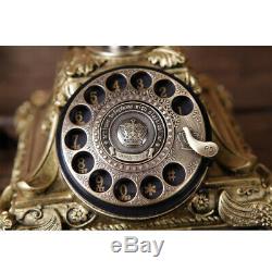 Uk Vintage Antique Téléphone D'autrefois Bureau Combiné Rétro Vieux Téléphone Nouveau Sb