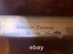 Vieux Violon Ancien Violon Antique Restauré Labeled Giuseppe Tarasconi 1916