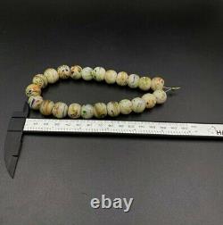Vieux bijoux chinois antiques de commerce vintage avec pendentif en perles de verre culturel amulette