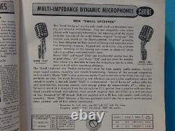 Vintage 1961 Shure 55s Microphone Et Stand Déco Antique Old Elvis Prop Astatic