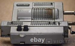 Vintage Ajout Machine Suède Original Odhner Metal Rare Vieille Calculatrice Manuel