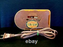 Vintage Gem Mint Pre War 2 Onyx Vert Bullet Old Antique Fada Catalin Tube Radio