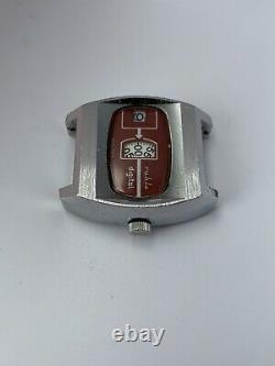 Vintage Ruhla Digital Jump Hour Antimagnétique Allemagne Rare Wrist Watch Old Retro