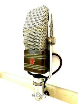 Vintage Vieux Travail Classique Rca 44bx Micro Radio De Qualité Studio Radio Antique