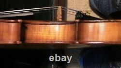Violon Vintage 4/4 Fiddle Old Antique Utilisé Vuillaume Un Paris Pleine Grandeur