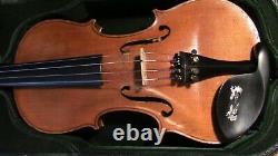 Violon Vintage 4/4 Fiddle Old Antique Utilisé Vuillaume Un Paris Pleine Grandeur